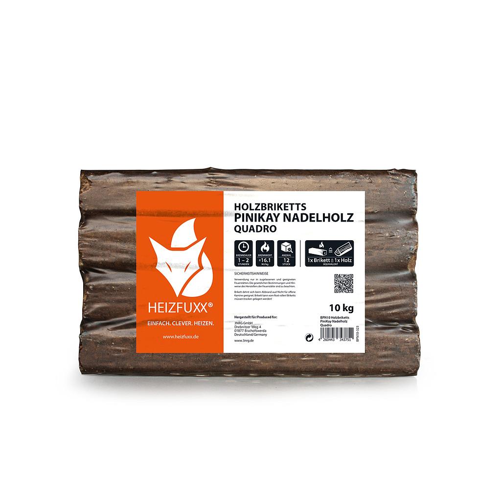 Heizfuxx Pinikay Hartholz Quadro 10 kg